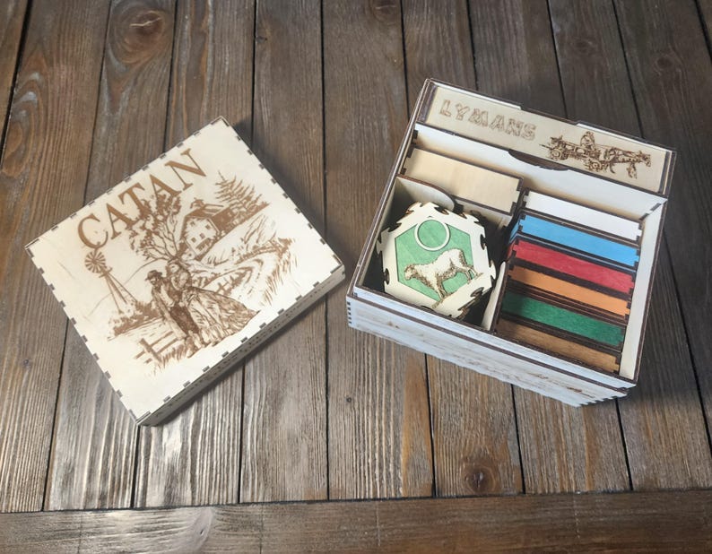 Storage Box for the Complete Custom Catan Settlers 3d Game Board ...