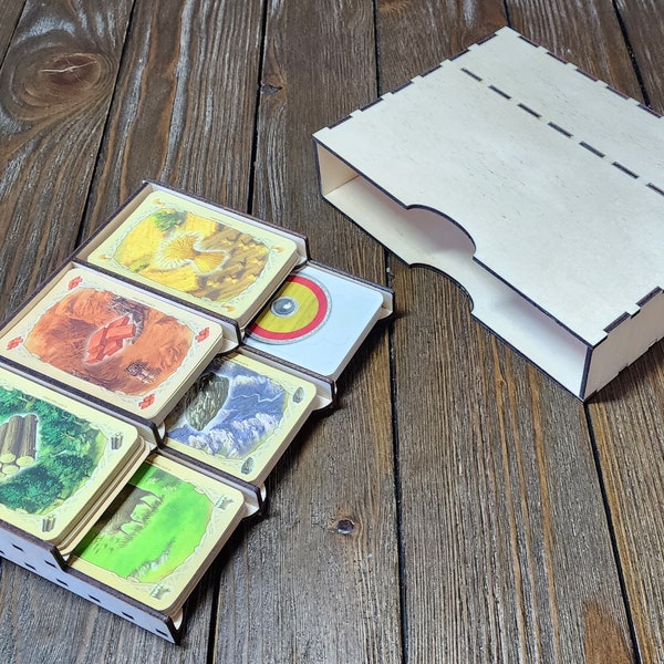 Settlers of Catan Card Caddy & Storage Box