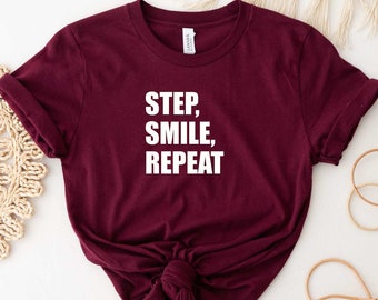 Podotherapeut Tee Shirt, Podotherapie Tshirt, Cadeau voor Podotherapeut, Podotherapie Student Tee, Podotherapie T-shirt, Stap, Glimlach, Herhaal Shirt