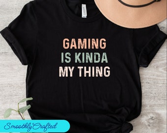 Gamer shirt, video game shirt, gamer cadeau, nerdy shirts, grappig gaming shirt, gaming is mijn ding