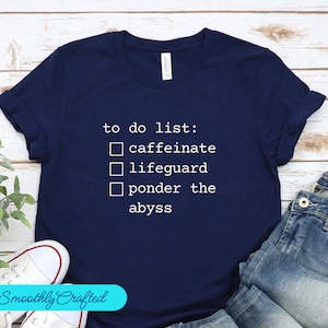 Lifeguard Shirt, Life Guarding Tee, Lifeguard Girl, Lifeguarding Girl, Lifeguard T-Shirt, Lifeguarding To Do List Tee