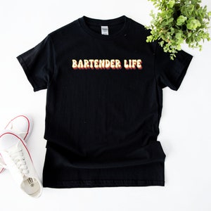 Bartender Life Colorful Shirt, Bartender Tee, Bartending Shirt, Gift for Bartender, Bartender Life