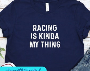 Dragracing-tröja, racinggåva, racing-t-shirt, racingtröja, dirt track racing, racing är min grej