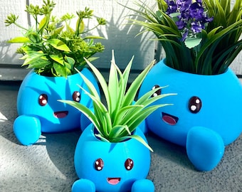 Vreemd schattige succulente plantenbak | Cool cadeau | Leuke succulente plantenbak voor op je bureau | Leuke vrolijke plantenbak voor binnencadeau | Leuke pennenhouder