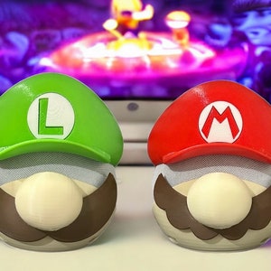 Super Mario Alexa Holder | Echo Dot 4th/5th Gen Holder | Smart Speaker Holder Decor | Mario and Luigi Mario Fan Gift | Homepod Mini Holder
