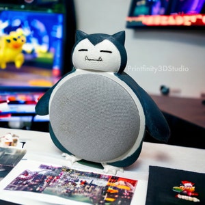 Snorlax Google Home Mini Stand | Cute Google Home Holder | Snorlax Holder | Cool Google Home Stand