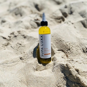 Supa Growth 4oz Hair Growth Oil, All Natural Fast Growth Hair Moisturizer, Rosemary oil, No Chemicals Grows in  Alopecia prevents Hair Loss.