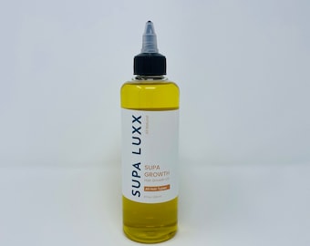 Supa Growth 8 oz d'huile de croissance des cheveux, hydratant naturel pour les cheveux à croissance rapide, huile de romarin, aucun produit chimique qui pousse dans l'alopécie prévient la chute des cheveux.