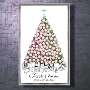 Winter Guest Book Alternative Christmas GUEST BOOK Christmas Wedding Guest Book Ideas Cool Wedding GuestBook Ideas New Year Winter GuestBook