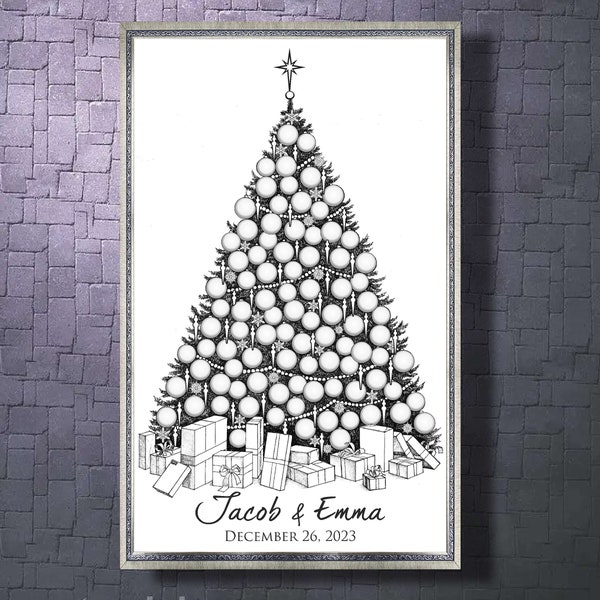 Winter Guest Book Etsy