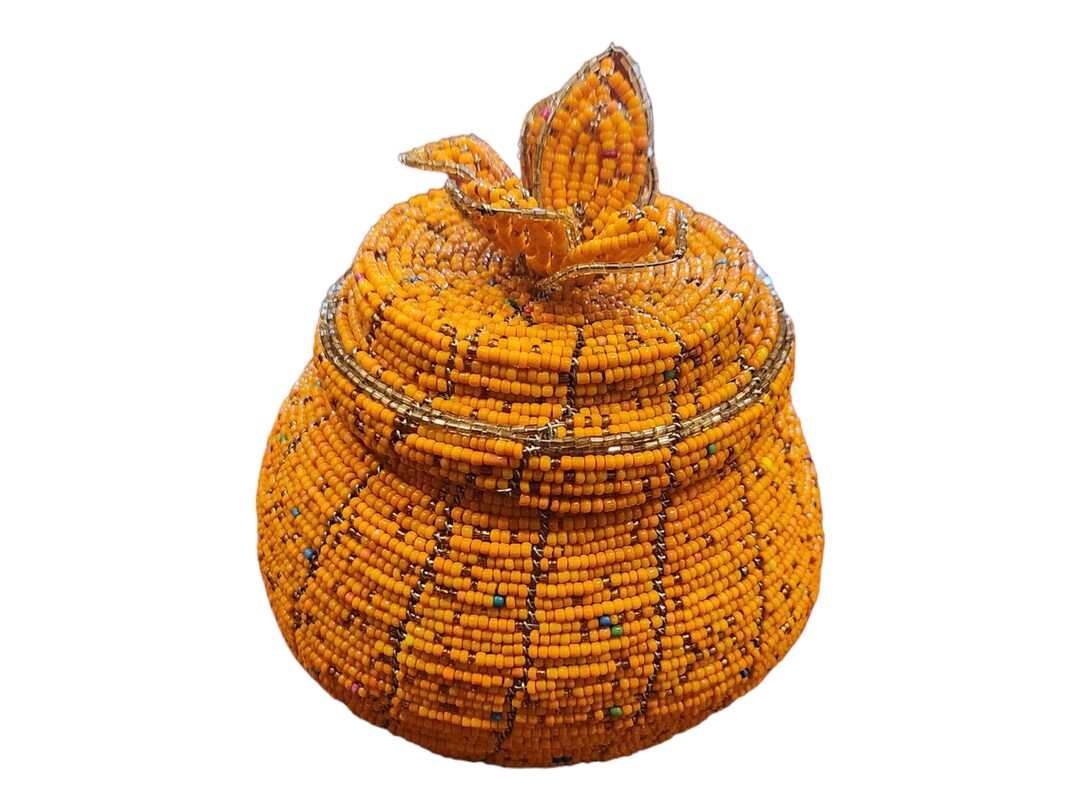 African Beaded Jewelry Box Authentic African Jewelry Etsy