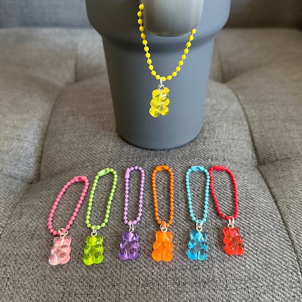 Gummy Bear Stanley Cup Charms, Keyring, Bag Charm