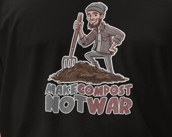 Funny Composting Long Sleeve Shirt, Eco Friendly Gardener Tee, Sustainable Living Gift