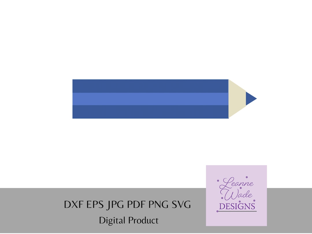 Pencil Without Eraser Svg Etsy