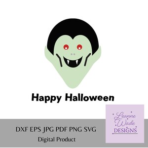 Happy Halloween Vampire digital file