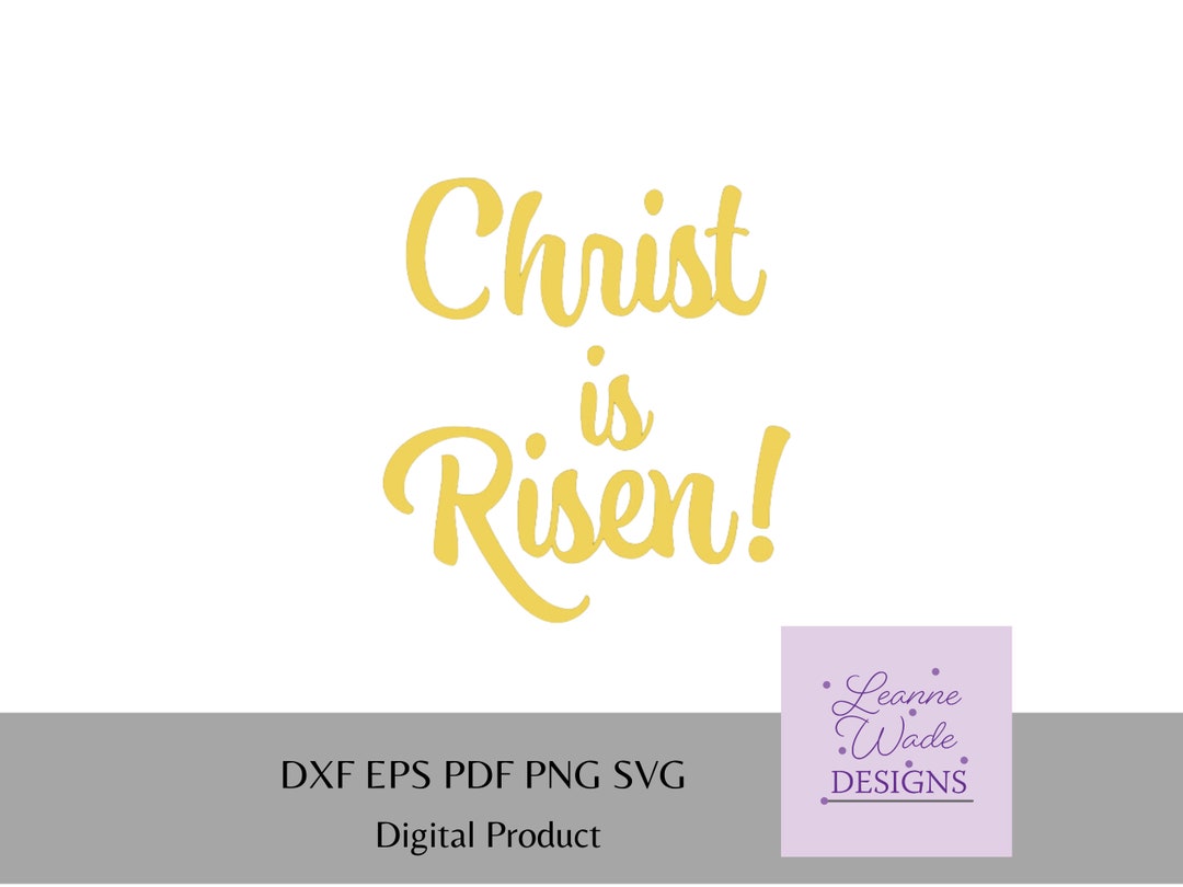Christ is Risen Svg - Etsy