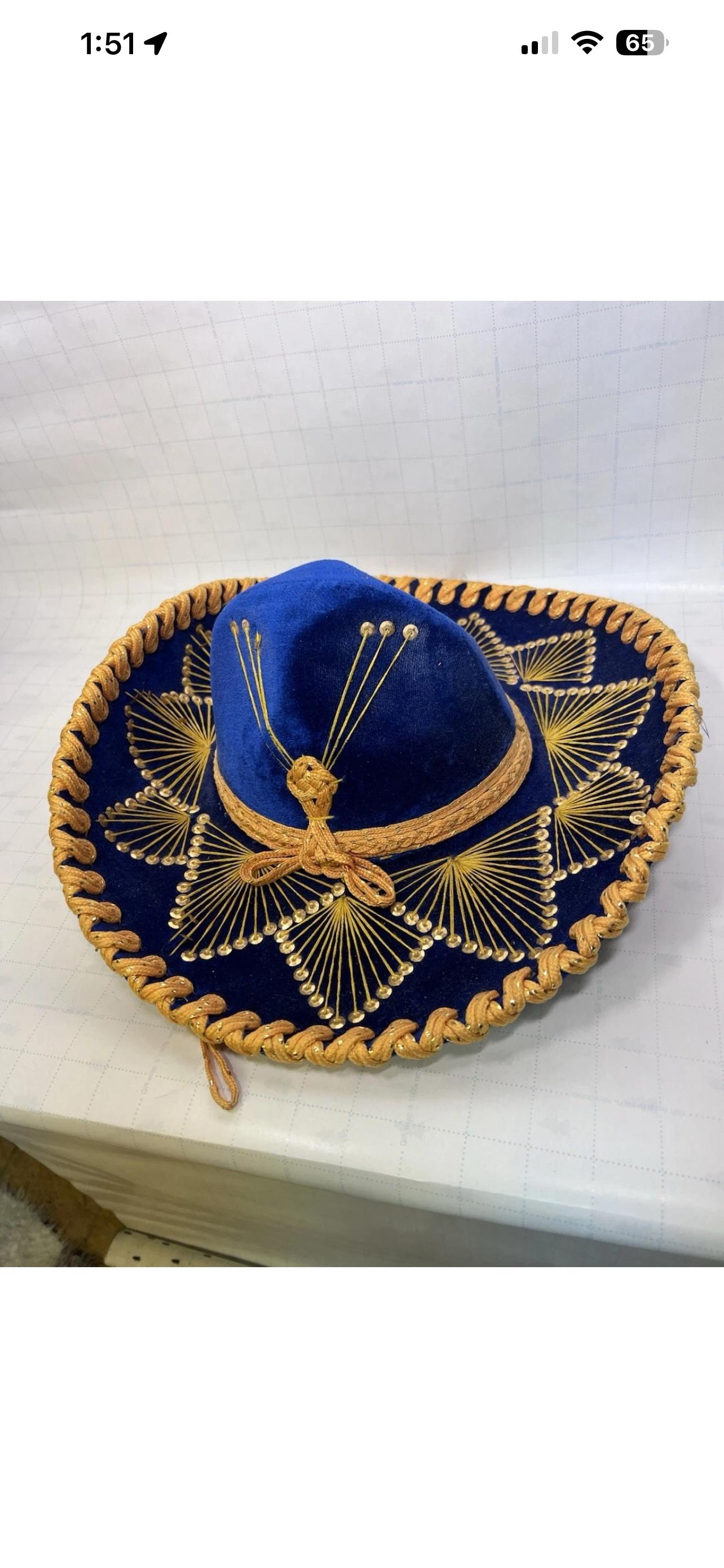 メキシコ　ソンブレロ　帽子　4点セット メキシカン ソンブレロ 帽子 メキシコ 55cm Mariachi Charro メキシコ