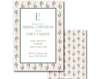 Rose Bridal Shower Invitation
