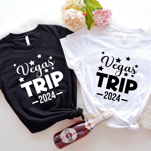 Vegas Trip 2024 Shirt,Las Vegas Girls Trip Tshirt,Nevada Shirt,Girls Weekend Trip Tee,Vegas Travel Family Crew,Las Vegas Bachelorette Shirts