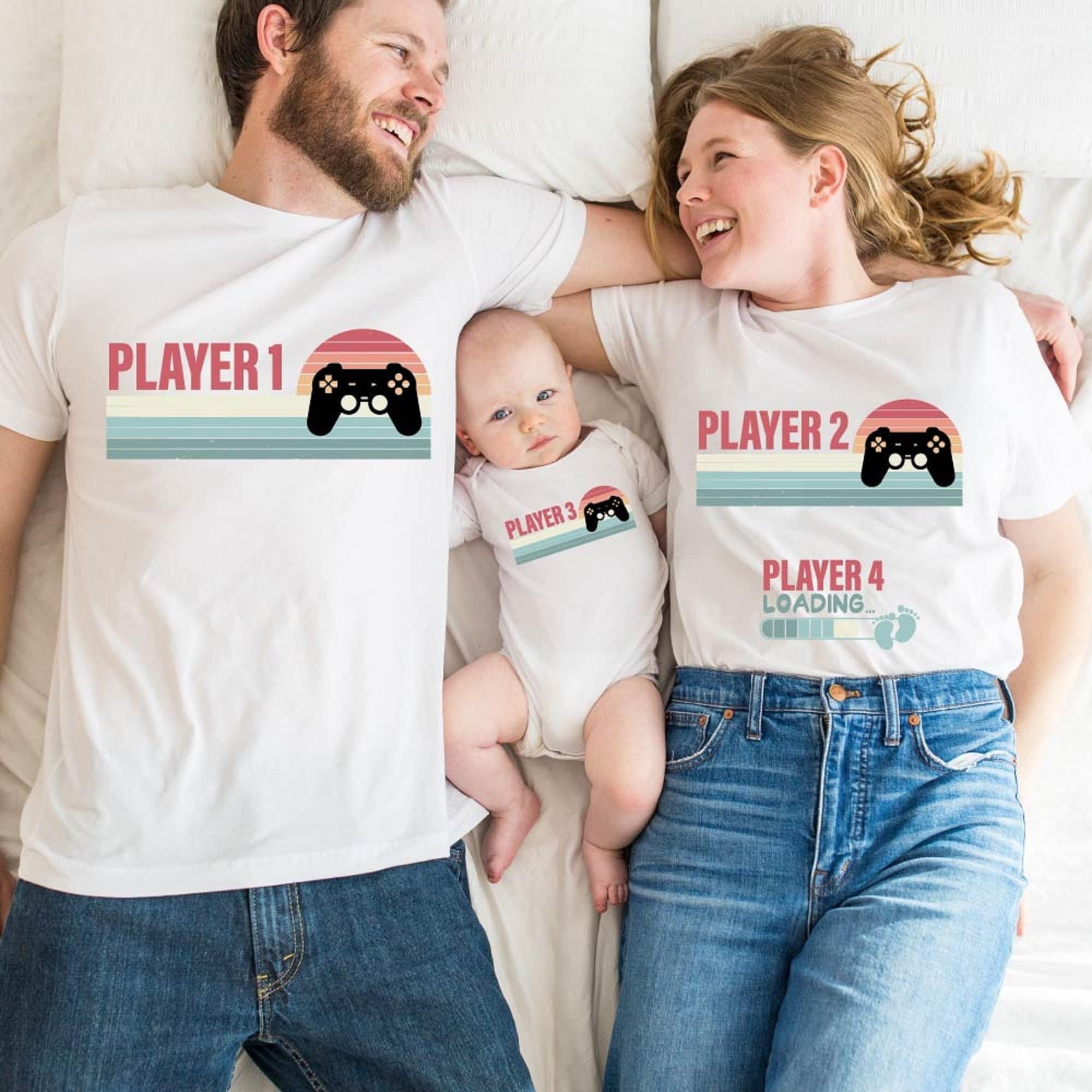 Player 3 coming soon Maternity Dress Maternity Couple Tshirt by iberry's –  theiberrysstore