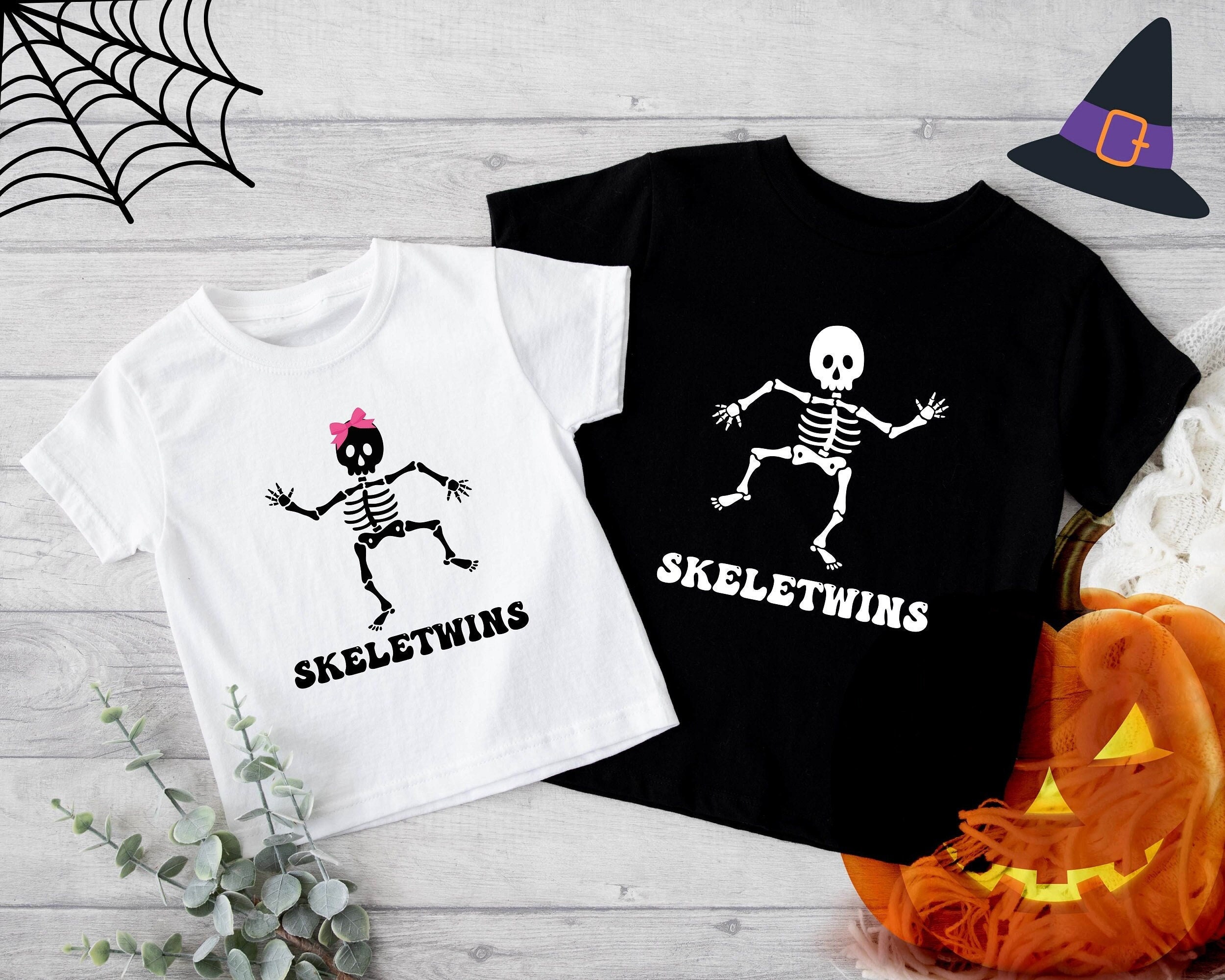 Skeleton pregnancy twins baby boy pregnant mom Halloween shirt - Kingteeshop