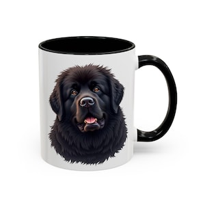 Newfoundland Dog Coffee Mug, Gift for Newfoundland Lover, Gift for Coffee Lover, Newfoundland Mug, Animal Drinkware, Kitchen Accessory