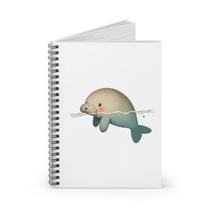 Manatee Notebook for Manatee Lover, Manatee Lover Gift, Back to School Gift for Manatee Lover, Graduation Gift, Manatee Notebook