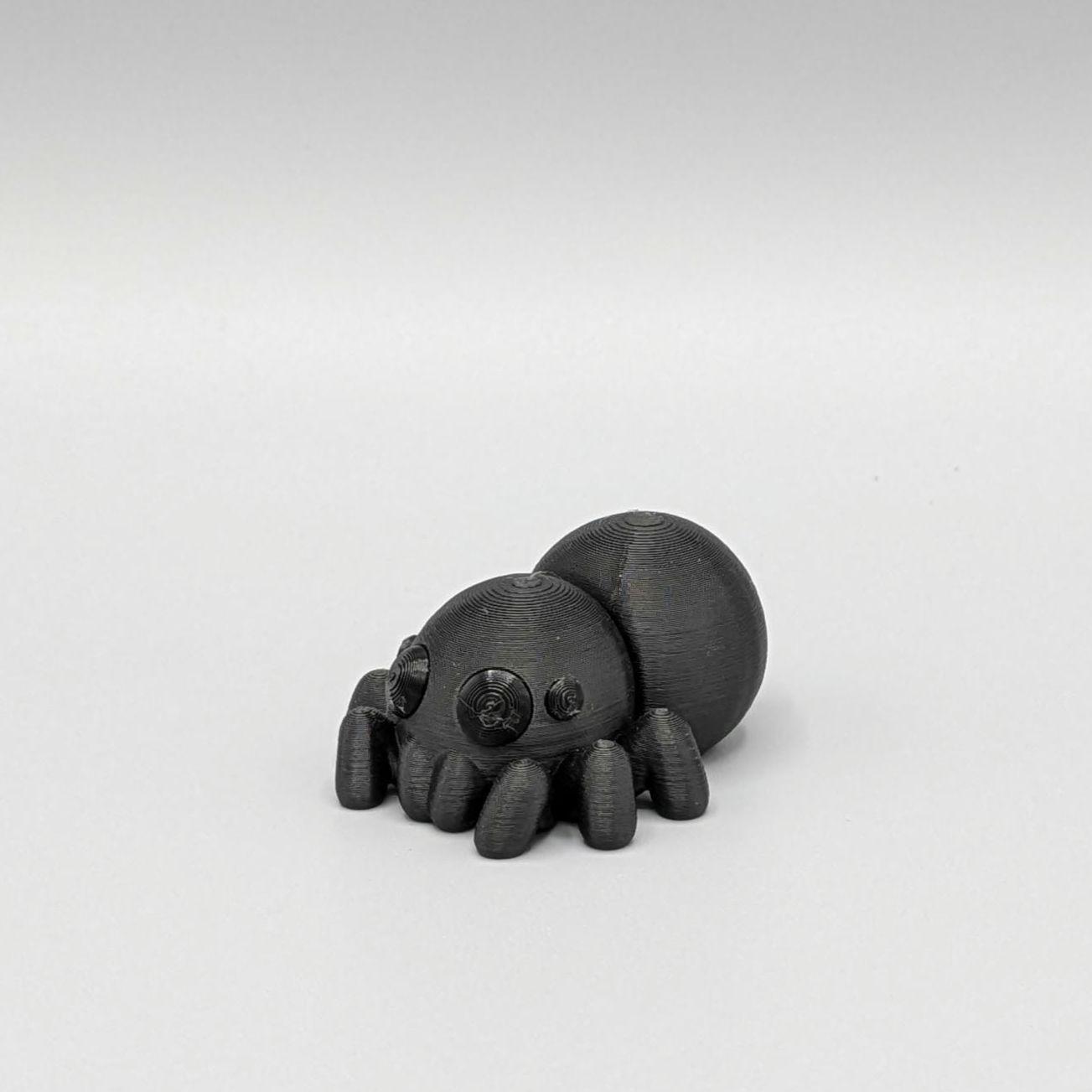 Articulated Spider Fidget Keychain: 3D Printed Sensory Toy, Halloween ...