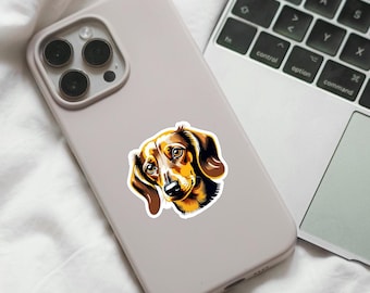 Dachshund Sticker, Dog Sticker, Gift for Dachshund Lover, Doxie Dog Owner Gift, Gift Basket Item, Dachshund Theme, Doxie Gift Ideas