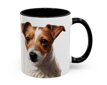 Jack Russell Terrier Coffee Mug, Gift for Jack Russell Terrier Lover, Gift for Coffee Lover, Dog Mug, Animal Drinkware, Jack Russell Decor