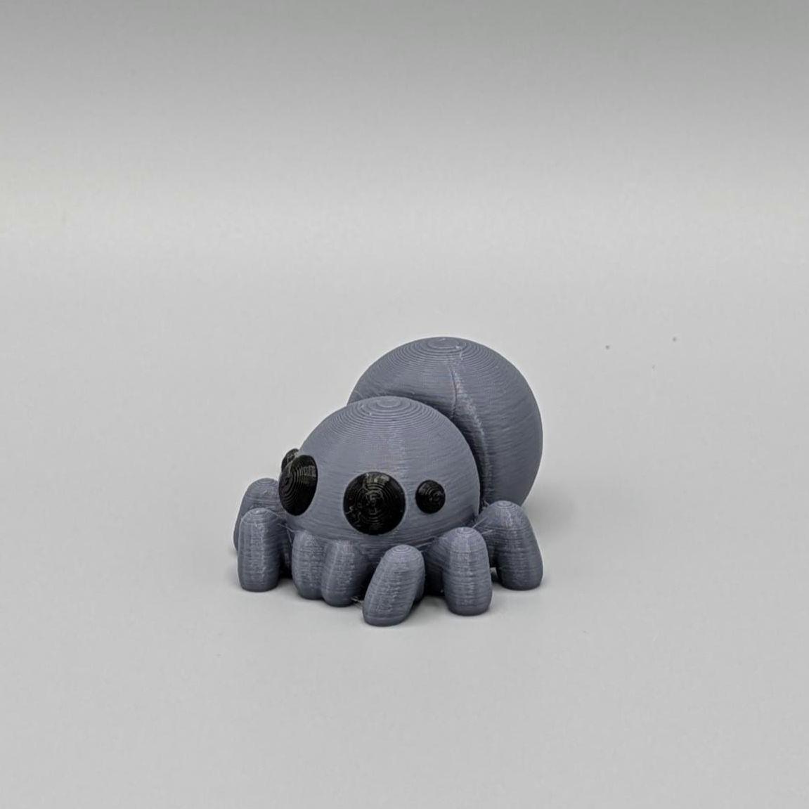 Articulated Spider Fidget Keychain: 3D Printed Sensory Toy, Halloween ...