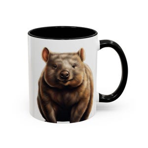 Wombat Coffee Mug, Gift for Wombat Lover, Gift for Coffee Lover, Wombat Mug, Animal Drinkware, Wombat Decor, Wombat Lover Gift, Cute Wombat