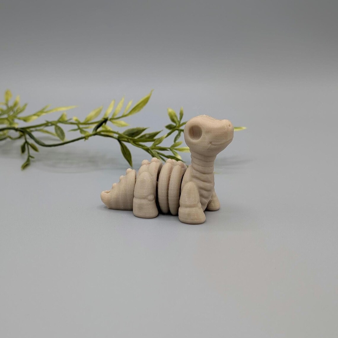 Brontosaurus Skeleton Flexi Fidget Key Chain, Sensory Toy, 3D Printed ...