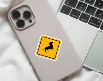 Dachshund Die-Cut Sticker, Dachshund Lover Sticker, Doxie Gift, Gift for Doxie Owner, Dachshund Sticker, Doxie Sticker, Dachshund Gift