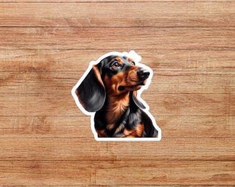 Dachshund Sticker, Dog Sticker, Gift for Dog Lover, Animal Sticker Gift, Dachshund Gift, Dachshund Decal, Doxie Sticker, Weiner Dog Sticker