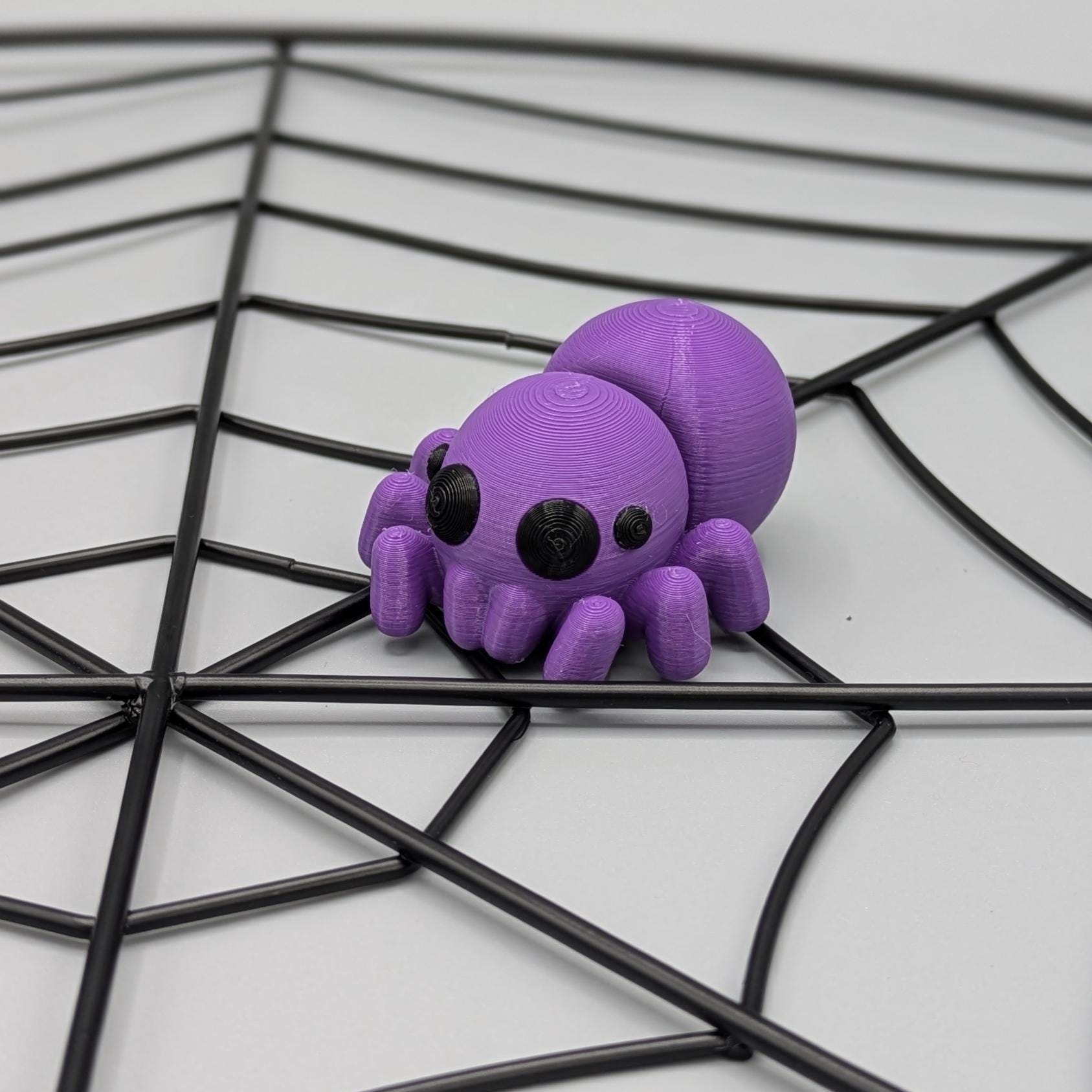 Articulated Spider Fidget Keychain: 3D Printed Sensory Toy, Halloween ...