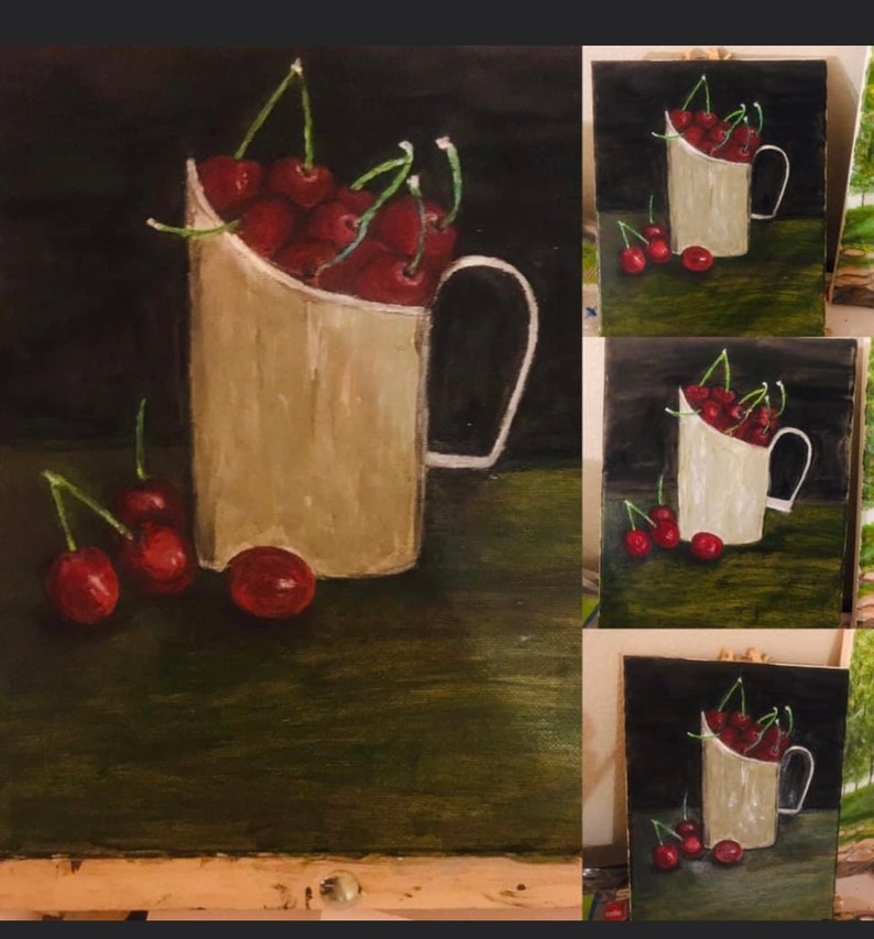Still Life Acrylic Painting - Etsy