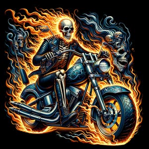 Conception de motard PNG, motard PNG, conception d&#39;amateur de vélo, conception de haute qualité de squelette de motard, clipart de motard, fond Transparent