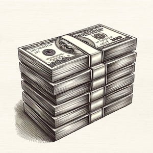 Stack of 100 Dollar Bills, High Quality MONEY PNG, STACK of Money, Money Clipart, Rich Life Png, Money Background Cash Clipart Png