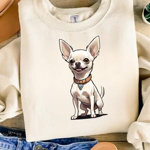 Cute Chihuahua Design | Adorable Chihuahua Cartoon PNG | Adorable Puppy Sublimation Design | Dog Lover Png