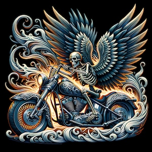 Conception de motard PNG, motard PNG, conception d&#39;amateur de vélo, conception de haute qualité de squelette de motard, clipart de motard, fond Transparent