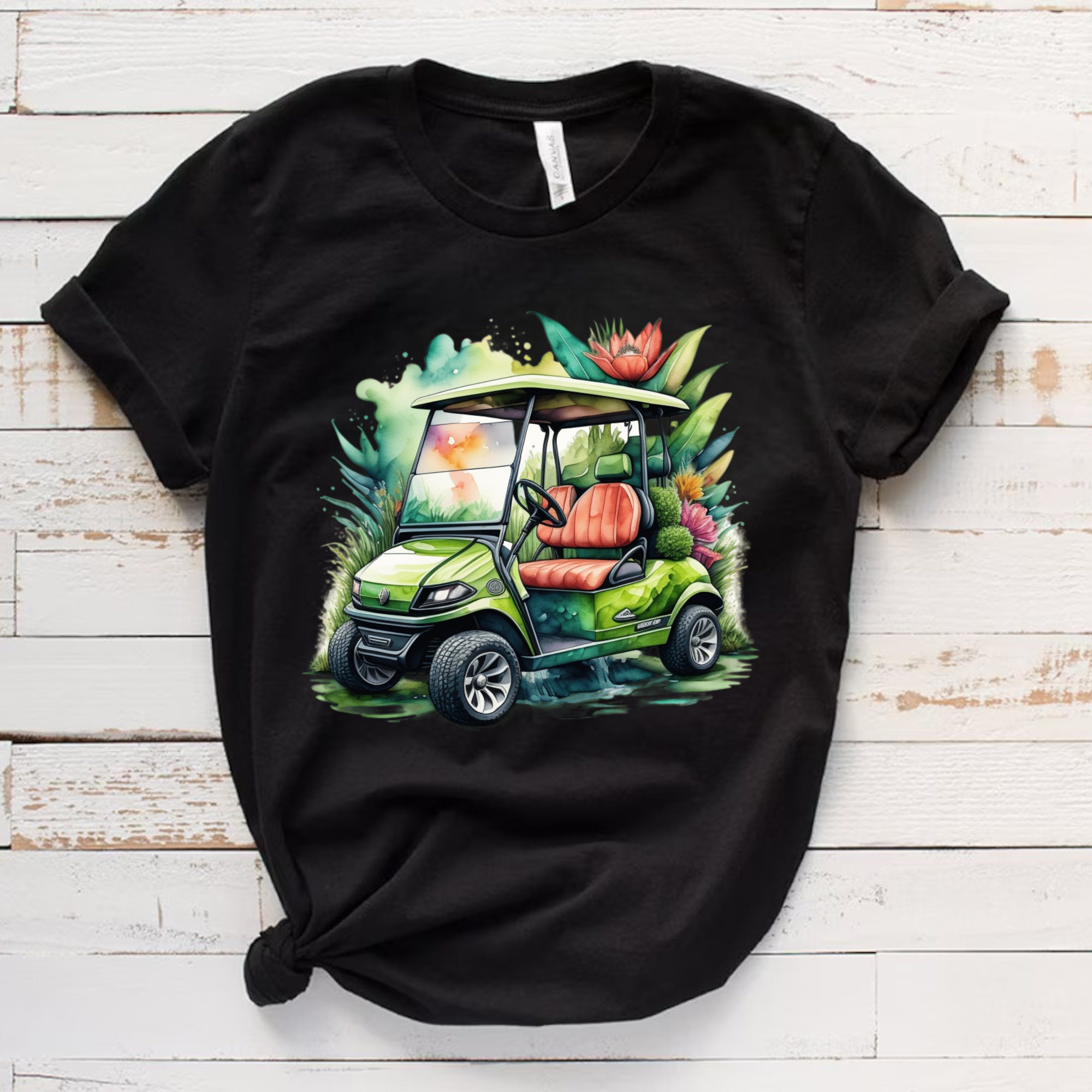 Watercolor Golf Cart PNG, Golfing PNG, Golfer Png, Golf Ball Png, Png