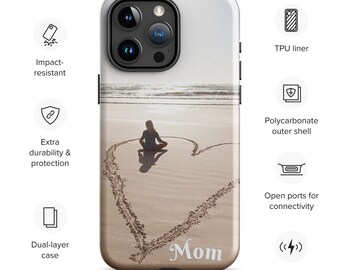 Tough Case for iPhone®,  Moms who love the sea will appreciate this lovely iPhone case, beach themed gift