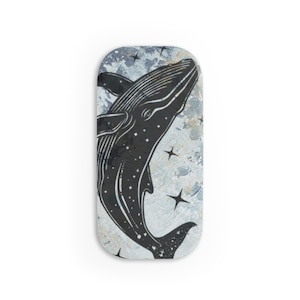 Celestial Whale Phone Grip, Whale Breaching, Space Phone Holder, Galaxy Grip, Celestial Accessories, Whale Lover Gift