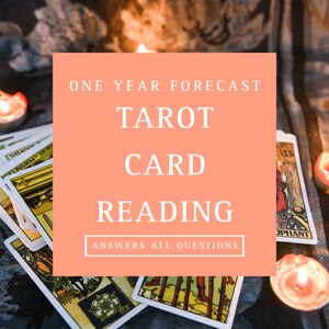 Lectura de cartas del Tarot - PRONÓSTICO DE UN AÑO - Respuestas a todas las preguntas