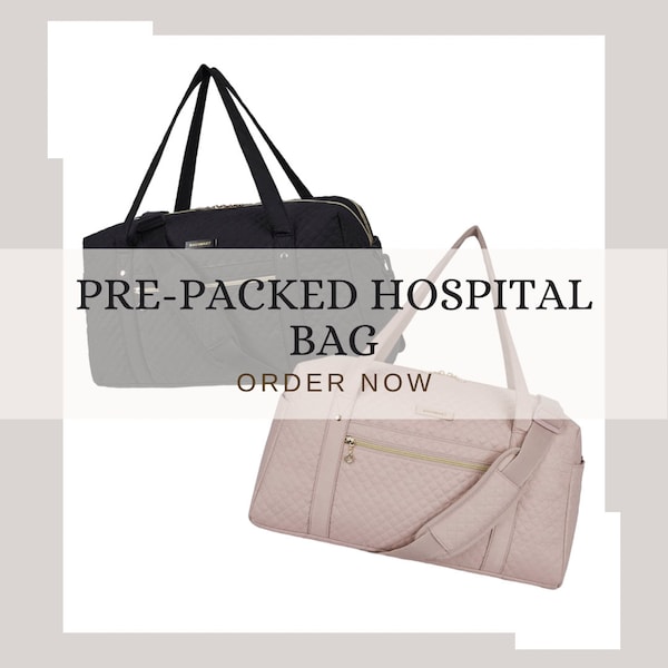 Pre-packed Hospital Bag with Postpartum Care