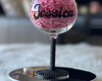 Copa de vino personalizada