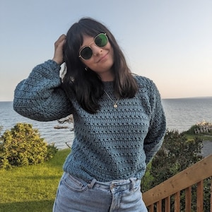 Crochet sweater, crochet top, Beatrice sweater, sweater pattern, sweater tutorial, pdf crochet, crochet clothes, crochet cardigan