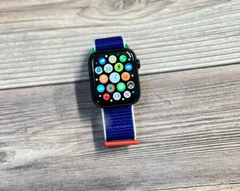 Bracelet Apple Watch en nylon - 38mm 42mm 40mm 44mm 41mm 45mm 49mm; Toutes les séries 1-8 & SE Ultra Cute Rare Color