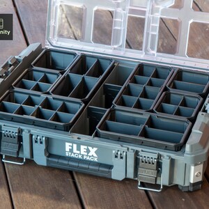 8- Slots Nesting Cup For Flex STACK PACK 22-in and 11-in Organizer STACKPACK insert bin image 2